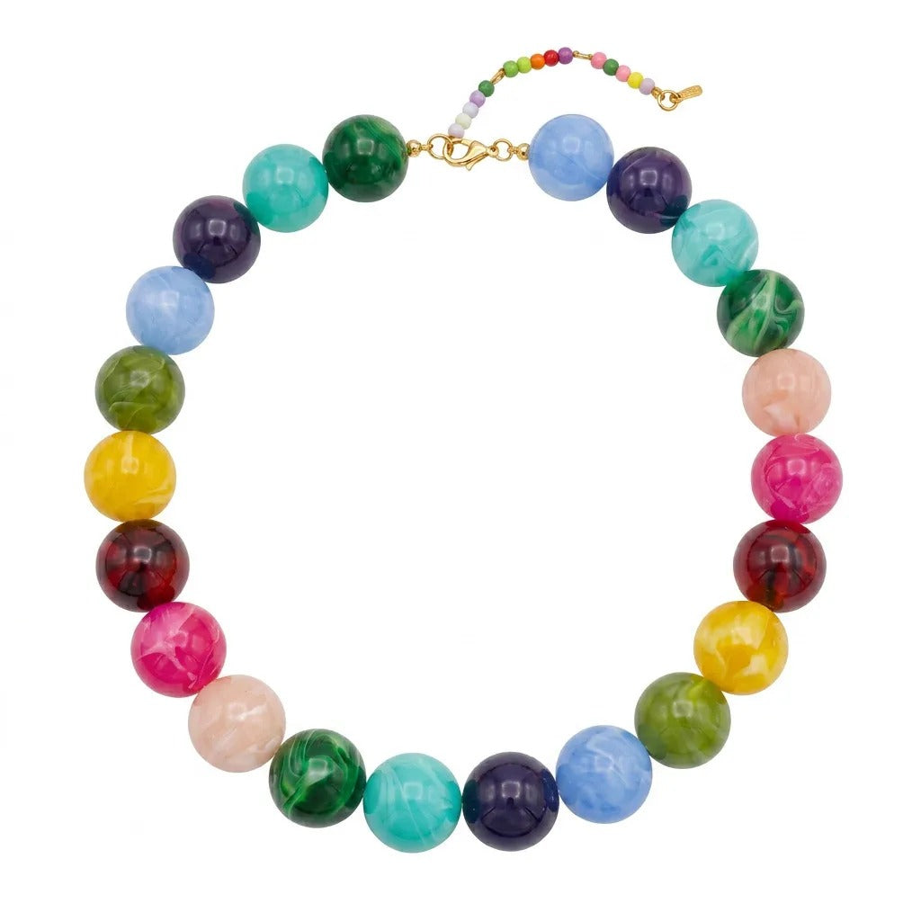 Collar de Cuentas Multicolor