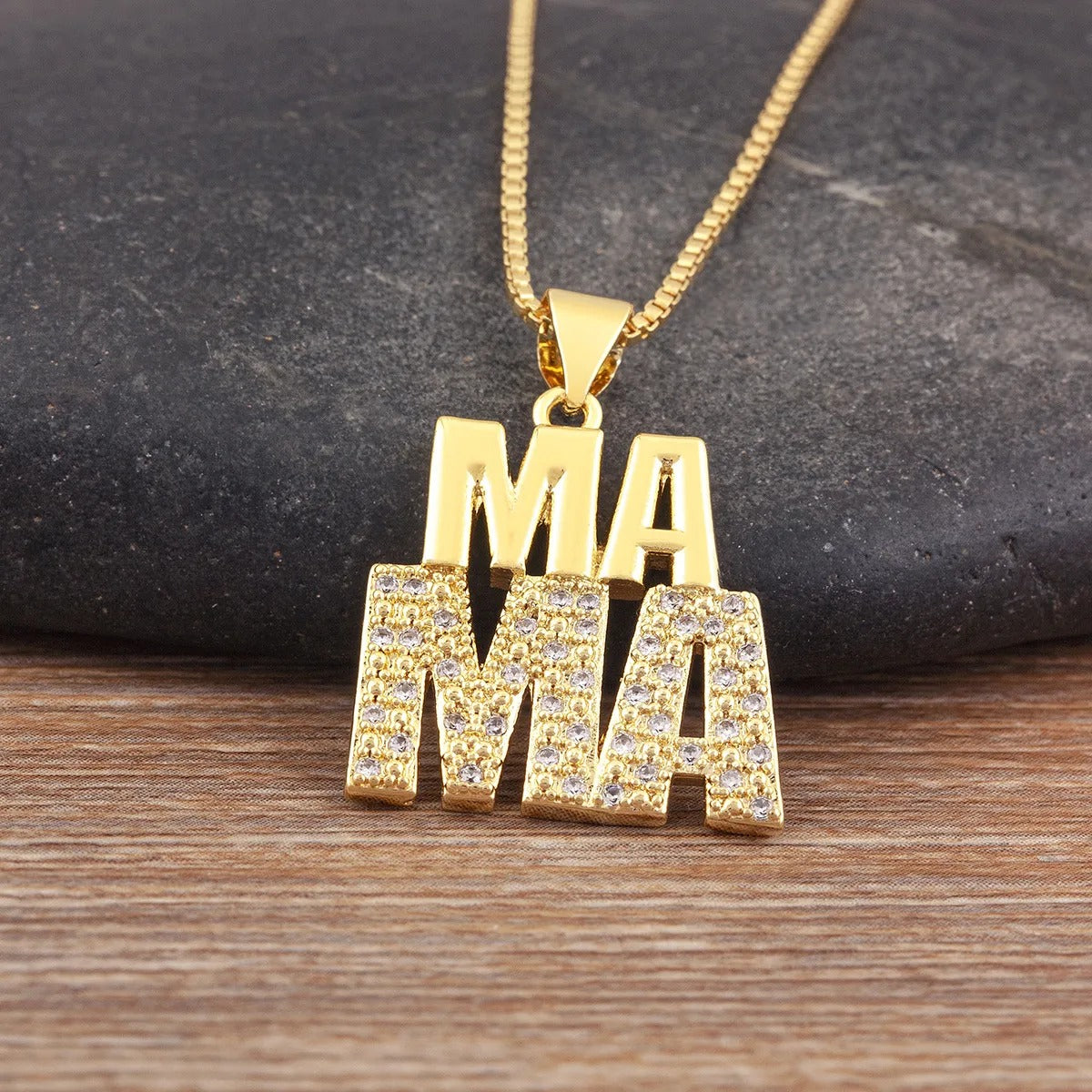 Collar MAMA con Circonias