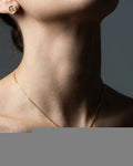 Juego Zarcillos y Collar de la Virgen en Zirconia